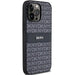 DKNY Leather Mono Stripe & Metal Logo case for iPhone 14 Pro Max - black - Cell phone cases and covers<<<HurtelXML