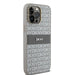 DKNY Leather Mono Stripe & Metal Logo case for iPhone 14 Pro Max - beige - Cell phone cases and covers<<<HurtelXML