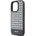 DKNY Leather Printed Pattern Metal Logo MagSafe Case for iPhone 15 Pro - Black - Cell phone cases and covers<<<HurtelXML
