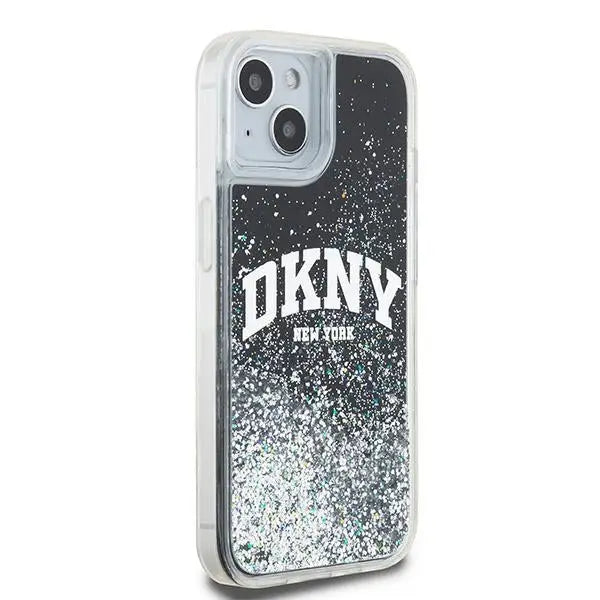 DKNY Liquid Glitter Big Logo case for iPhone 15 / 14 / 13 - black - Cell phone cases and covers<<<HurtelXML