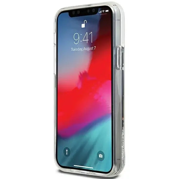 DKNY Liquid Glitter Big Logo iPhone 12 Pro/12 Case - Black - Cell phone cases and covers<<<HurtelXML