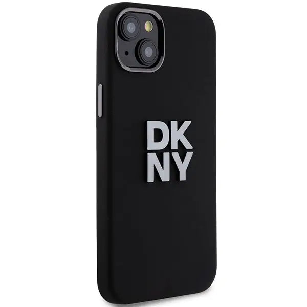 DKNY Liquid Silicone Metal Logo case for iPhone 15 Plus / 14 Plus - black - Cell phone cases and covers<<<HurtelXML
