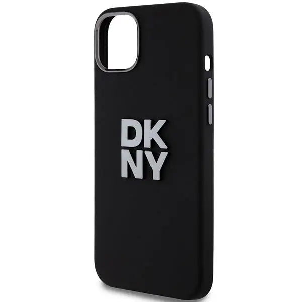 DKNY Liquid Silicone Metal Logo case for iPhone 15 Plus / 14 Plus - black - Cell phone cases and covers<<<HurtelXML