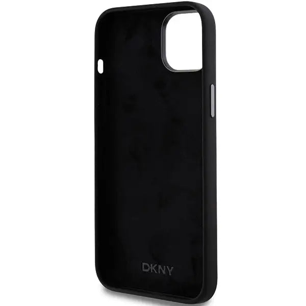DKNY Liquid Silicone Metal Logo case for iPhone 15 Plus / 14 Plus - black - Cell phone cases and covers<<<HurtelXML