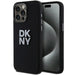 DKNY Liquid Silicone Metal Logo iPhone 15 Pro Case - Black - Cell phone cases and covers<<<HurtelXML