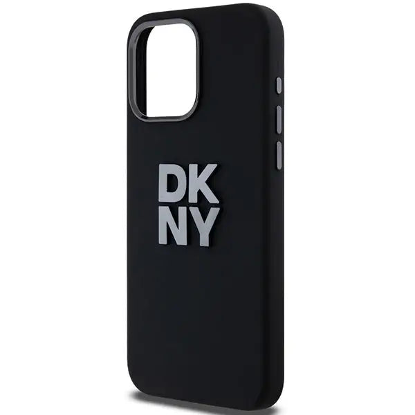 DKNY Liquid Silicone Metal Logo iPhone 15 Pro Max Case - Black - Cell phone cases and covers<<<HurtelXML