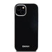 DKNY Liquid Silicone Small Metal Logo MagSafe Case for iPhone 15 Plus / 14 Plus - Black - Cell phone cases