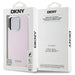 DKNY Liquid Silicone Small Metal Logo MagSafe iPhone 16 Pro Case - Pink - Cell phone cases and covers<<<HurtelXML