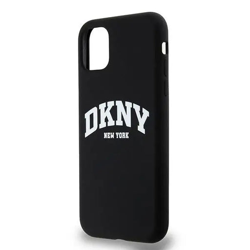 DKNY Liquid Silicone White Printed Logo MagSafe Case for iPhone 11/Xr - Black - Cell phone cases and covers<<<HurtelXML