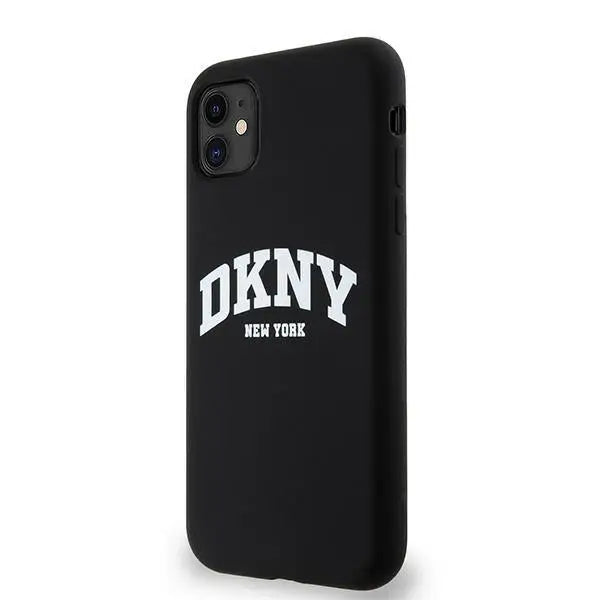 DKNY Liquid Silicone White Printed Logo MagSafe Case for iPhone 11/Xr - Black - Cell phone cases and covers<<<HurtelXML