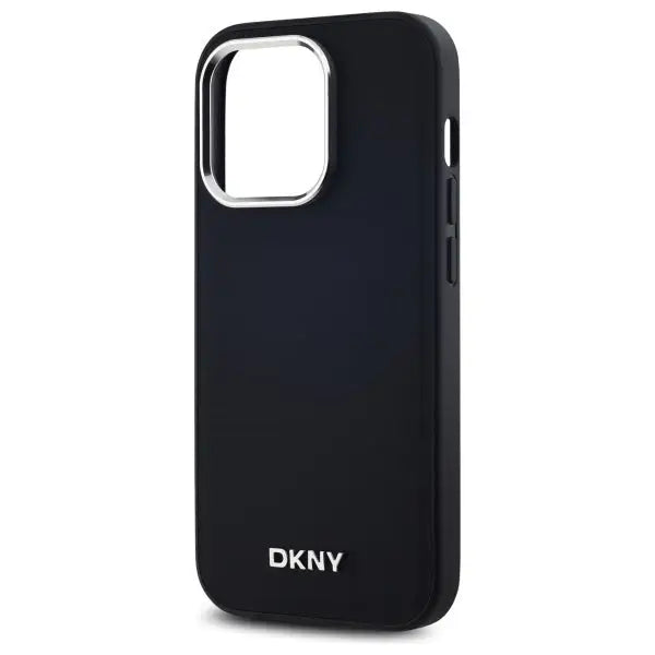 DKNY Plain Logo MagSafe iPhone 14 Pro Case - Black - Cell phone cases and covers<<<HurtelXML