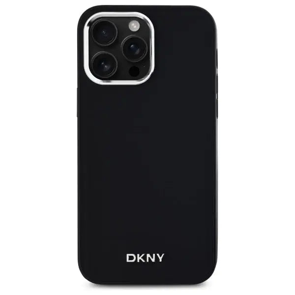 DKNY Plain Logo MagSafe iPhone 14 Pro Max Case - Black - Cell phone cases and covers<<<HurtelXML