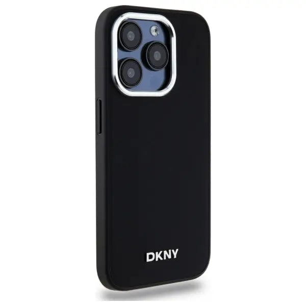 DKNY Plain Logo MagSafe iPhone 15 Pro Max Case - Black - Cell phone cases and covers<<<HurtelXML