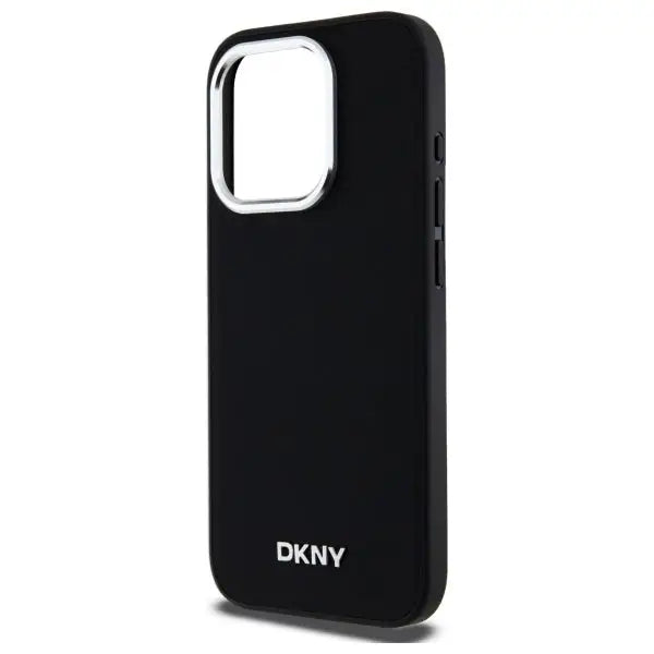 DKNY Plain Logo MagSafe iPhone 15 Pro Max Case - Black - Cell phone cases and covers<<<HurtelXML