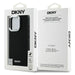 DKNY Plain Silver Logo MagSafe iPhone 16 Pro Case - Black - Cell phone cases and covers<<<HurtelXML