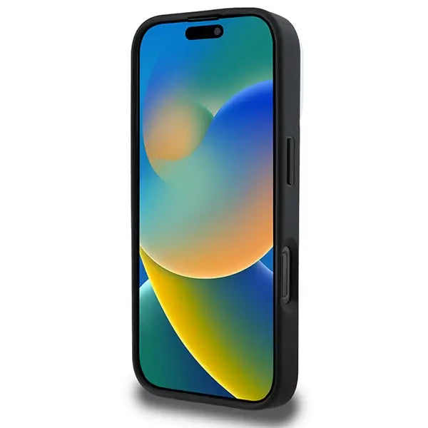 DKNY Plain Silver Logo MagSafe iPhone 16 Pro Case - Black - Cell phone cases and covers<<<HurtelXML