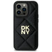 DKNY Quilted Stack Logo iPhone 14 Pro Max Case - Black - Cell phone cases and covers<<<HurtelXML