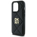 DKNY Quilted Stack Logo iPhone 14 Pro Max Case - Black - Cell phone cases and covers<<<HurtelXML