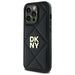 DKNY Quilted Stack Logo iPhone 14 Pro Max Case - Black - Cell phone cases and covers<<<HurtelXML