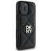 DKNY Quilted Stack Logo iPhone 16 Pro Max Case - Black - Cell phone cases and covers<<<HurtelXML