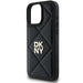 DKNY Quilted Stack Logo iPhone 16 Pro Max Case - Black - Cell phone cases and covers<<<HurtelXML