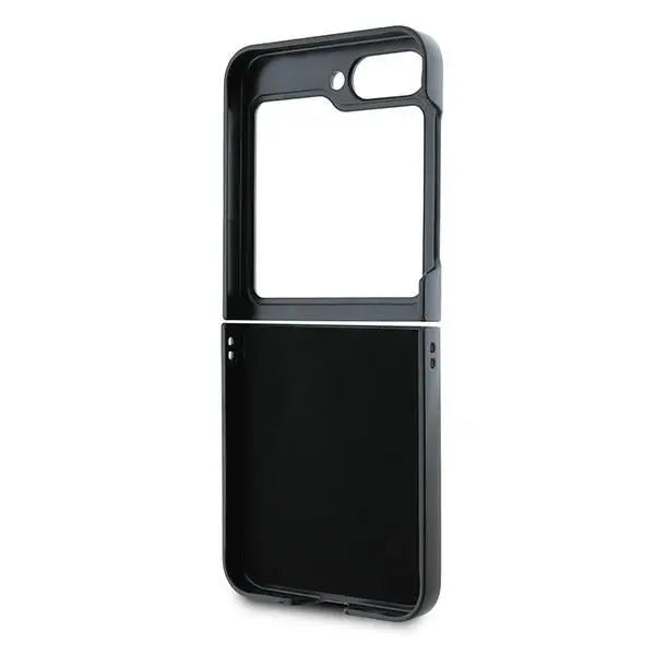 DKNY Repeat Pattern Stack Logo Case for Samsung Galaxy Z Flip6 - Black - Cell phone cases and covers<<<HurtelXML