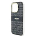 DKNY Repeat Texture Pattern With Stripe case for iPhone 16 Pro Max - black - Cell phone cases and covers<<<HurtelXML