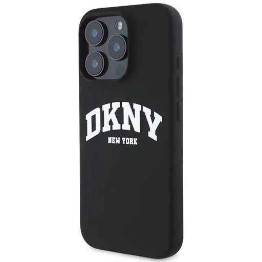 DKNY Silicone White Printed Logo MagSafe Case for iPhone 16 Pro Max - Black - Cell phone cases and covers<<<HurtelXML