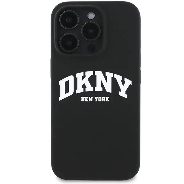 DKNY Silicone White Printed Logo MagSafe Case for iPhone 16 Pro Max - Black - Cell phone cases and covers<<<HurtelXML