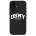 DKNY Silicone White Printed Logo MagSafe iPhone 16 Case - Black - Cell phone cases and covers<<<HurtelXML