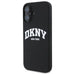 DKNY Silicone White Printed Logo MagSafe iPhone 16 Case - Black - Cell phone cases and covers<<<HurtelXML