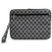 DKNY Sleeve Checkered Pattern Printed Stripes 14’’ Laptop Case - Black - Laptop bags<<<HurtelXML