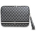 DKNY Sleeve Checkered Pattern Printed Stripes 14’’ Laptop Case - Black - Laptop bags<<<HurtelXML