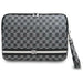 DKNY Sleeve Checkered Pattern Printed Stripes 16’’ Laptop Case - Black - Laptop bags<<<HurtelXML