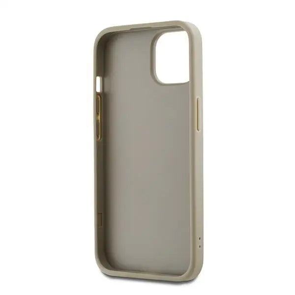 DKNY Wrist Strap Stock Logo case for iPhone 15 / 14 / 13 - beige - Cell phone cases and covers<<<HurtelXML