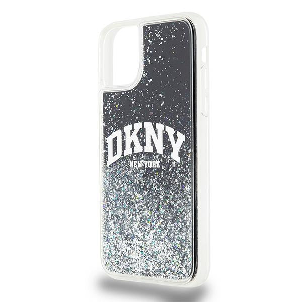 DKNY Liquid Glitter Big Logo case for iPhone 11 / Xr - black