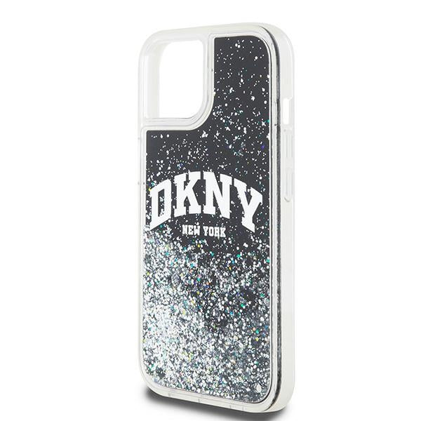 DKNY Liquid Glitter Big Logo case for iPhone 15 / 14 / 13 - black