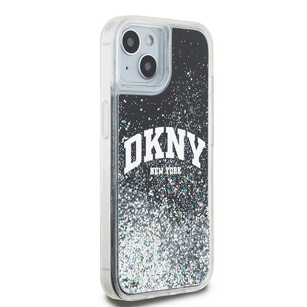 DKNY Liquid Glitter Big Logo case for iPhone 15 / 14 / 13 - black