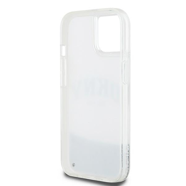 DKNY Liquid Glitter Big Logo case for iPhone 15 / 14 / 13 - white