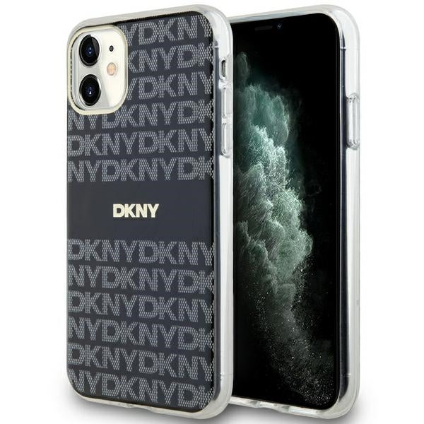 DKNY IML Mono &amp; Stripe MagSafe case for iPhone 11 / Xr - black