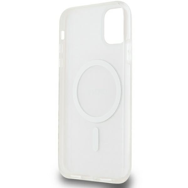 DKNY IML Mono &amp; Stripe MagSafe case for iPhone 11 / Xr - pink