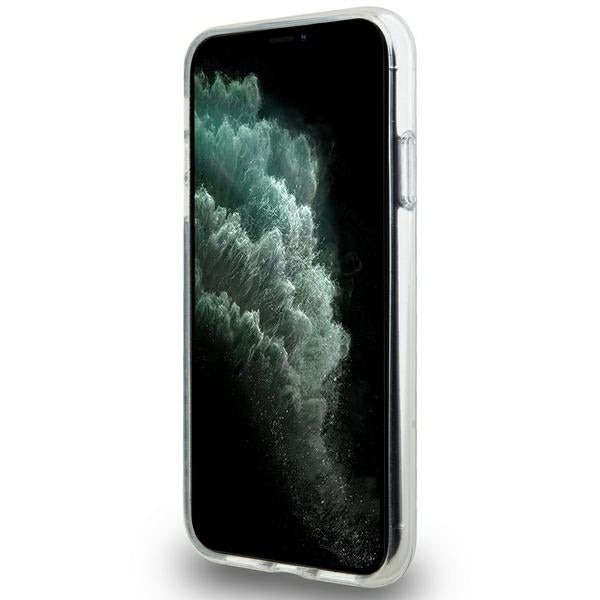 DKNY IML Mono &amp; Stripe MagSafe case for iPhone 11 / Xr - pink