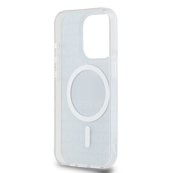 DKNY IML Mono &amp; Stripe MagSafe case for iPhone 14 Pro Max - black