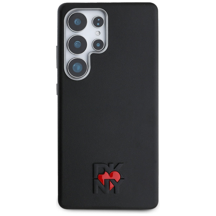 DKNY Leather Heart of NY Case for Samsung Galaxy S25 Ultra - Black