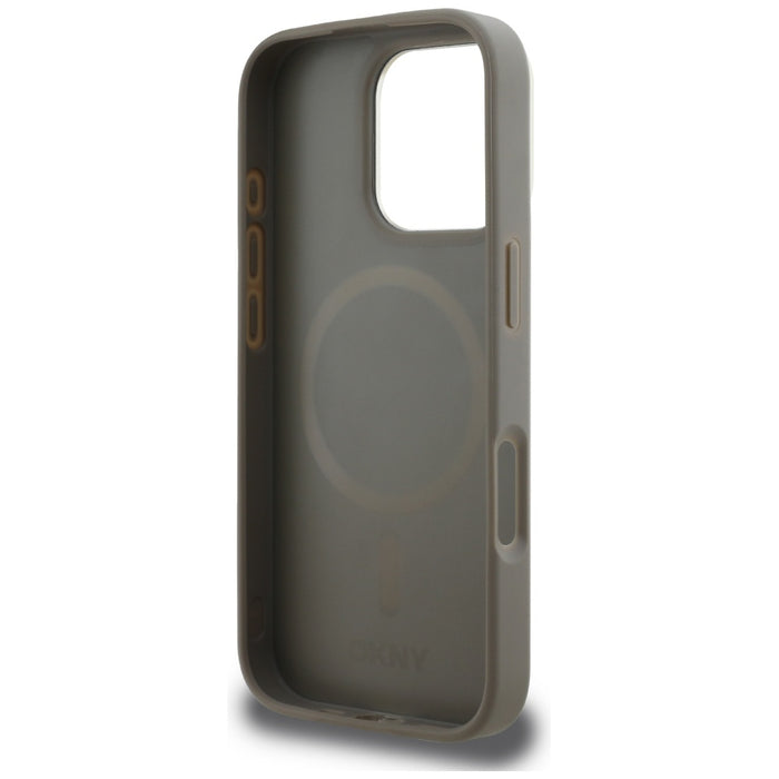 DKNY Checkered Pattern Magsafe iPhone 16 Pro Max Case - Beige