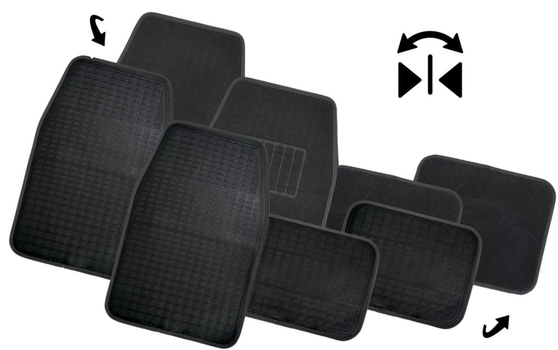 DOBLE CARPET INsoles/PVC DOUBLE-SIDED 4PCS