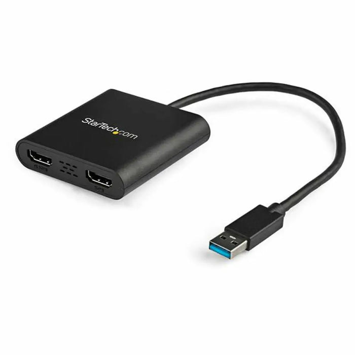 Dock Startech USB32HD2 Black - Компютър Кабели и адаптери<<<Компютри| Електроника<<<BigBuy&&&Адаптери<<<Компютър Кабели