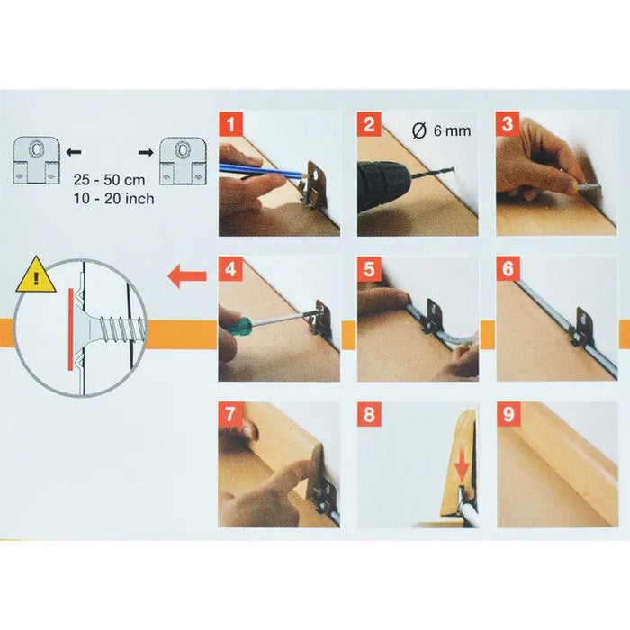DOELLKEN RETRO FLOOR CLIPS 20 PCS. - Аксесоари<<<Паркет и елементи за монтаж<<<Подови и стенни покрития<<<Praktiker