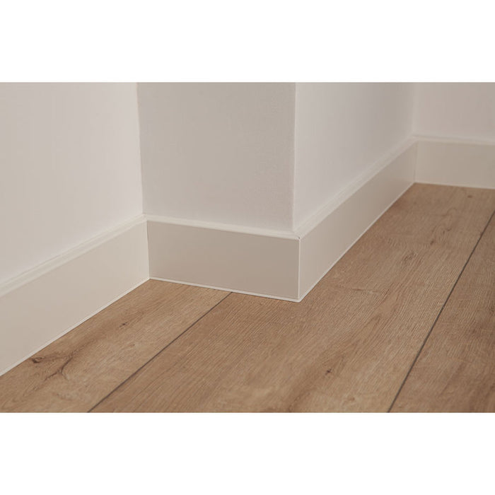 FLOOR MDF BOARD WITH PVC COATING DOELLKEN CUBU FLEX 80 WHITE