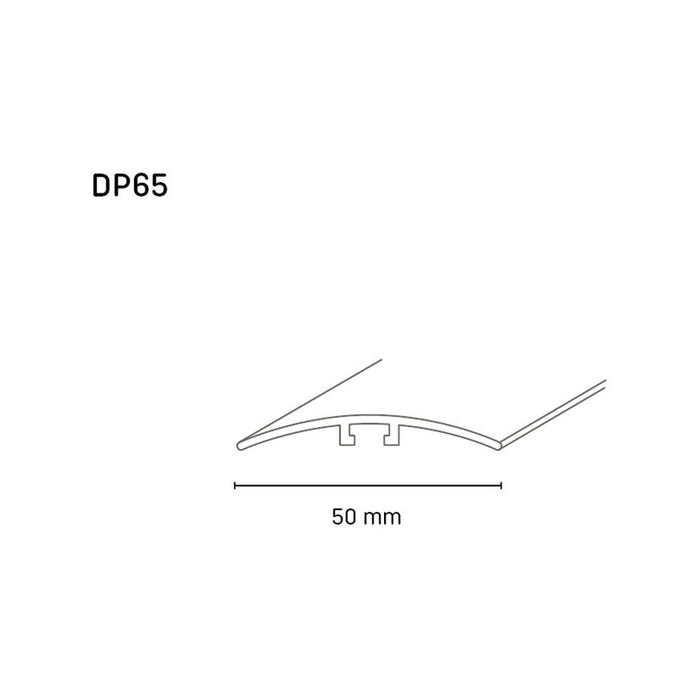 ПРЕХОДНА ЛАЙСТНА ЗА СКРИТ МОНТАЖ DOELLKEN 50 ММ. ЗЛАТО 0.93 М.